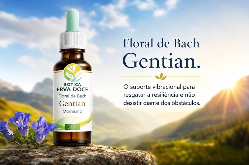 Floral de Bach Gentian Otimismo 30ml