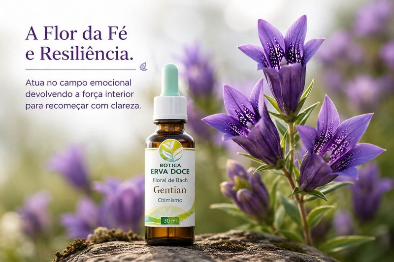 Floral de Bach Gentian Otimismo 30ml