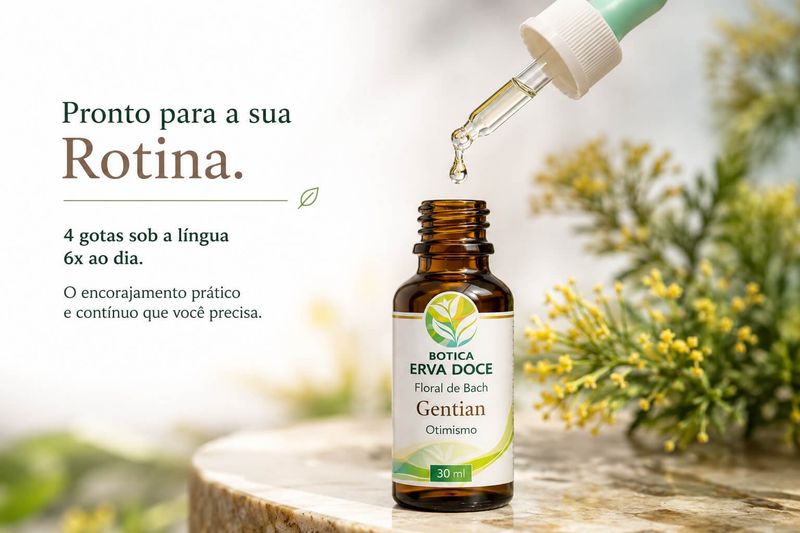 Floral de Bach Gentian Otimismo 30ml