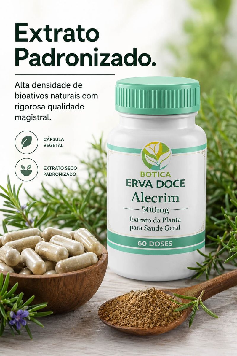 Alecrim 500mg 60 doses