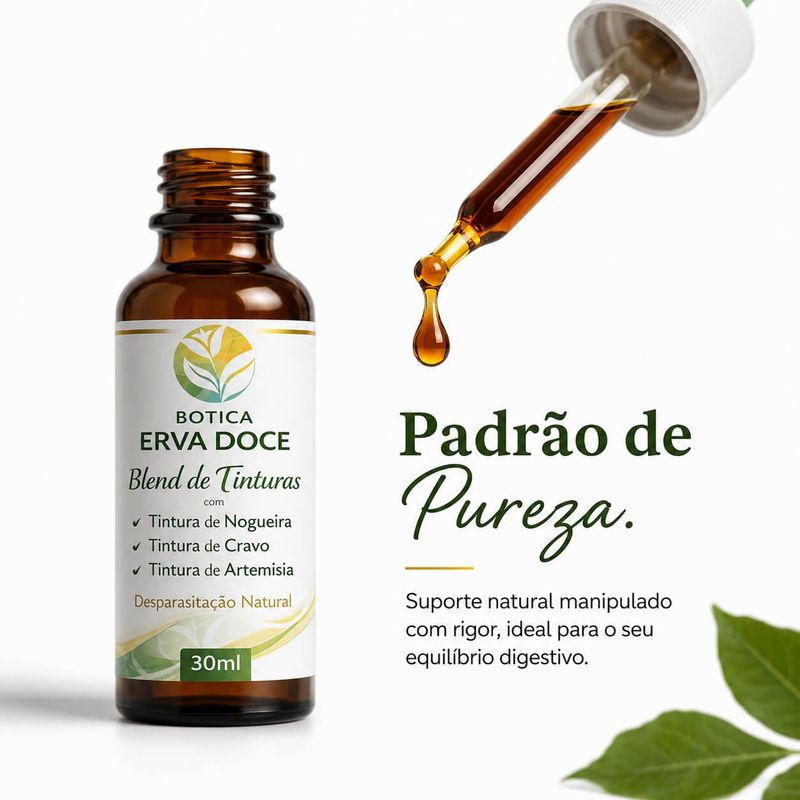Kit Tintura Desparasitação Hulda Clark – Tratamento Completo 3 Frascos 30mL