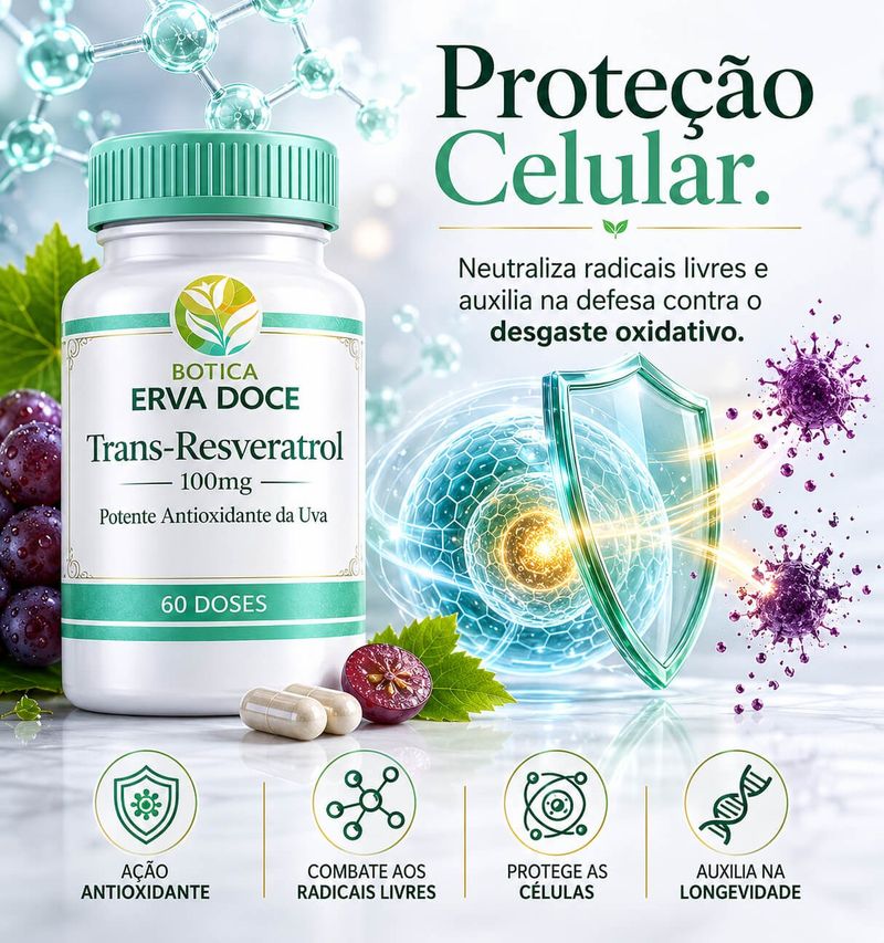 Trans-Resveratrol 100mg 90 capsulas
