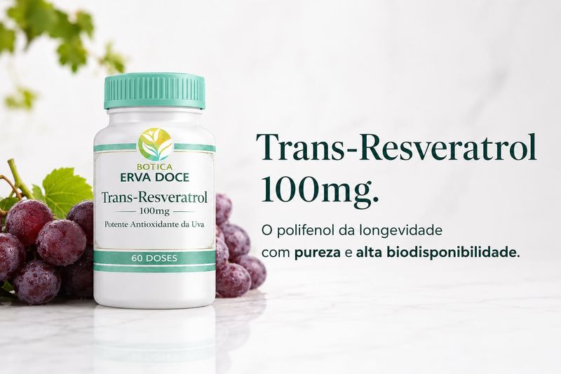 Trans-Resveratrol 100mg 30 capsulas
