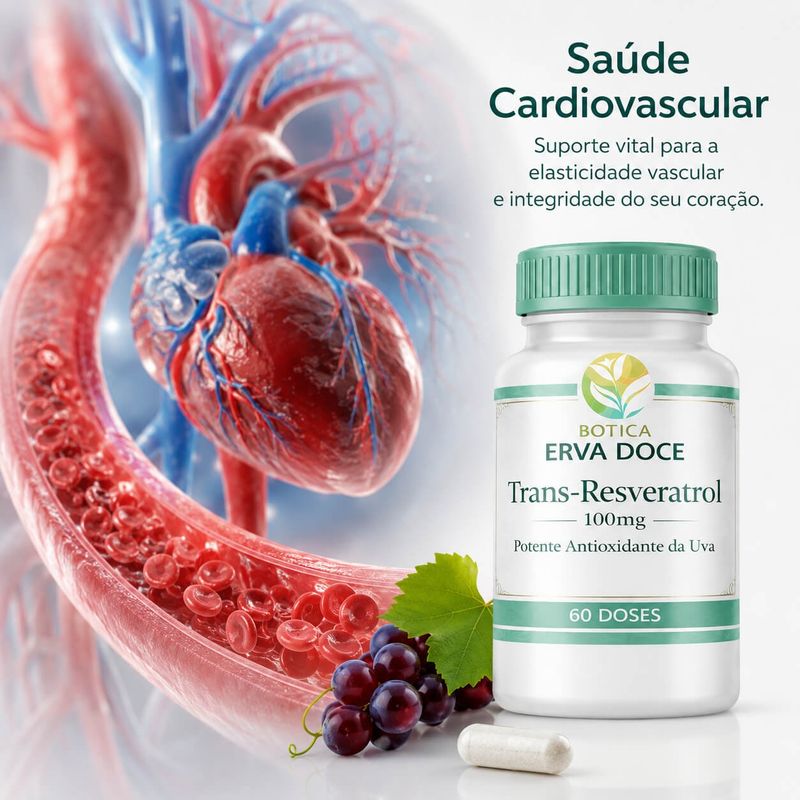 Trans-Resveratrol 100mg 60 capsulas