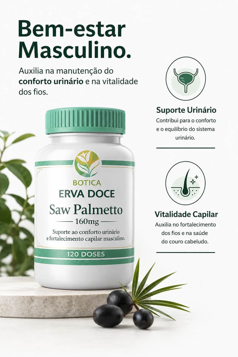 Saw Palmetto 160mg 60 Doses