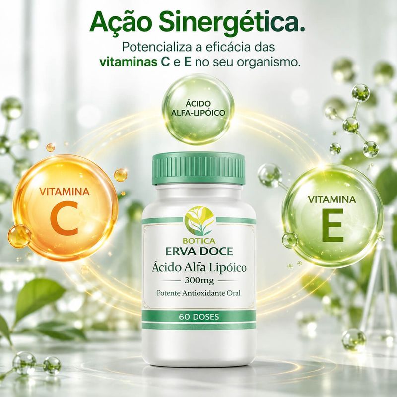Acido Alfa Lipoico 300mg 30 Doses