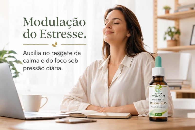 Floral de Bach Rescue S.O.S Calma e Tranquilidade 30ml
