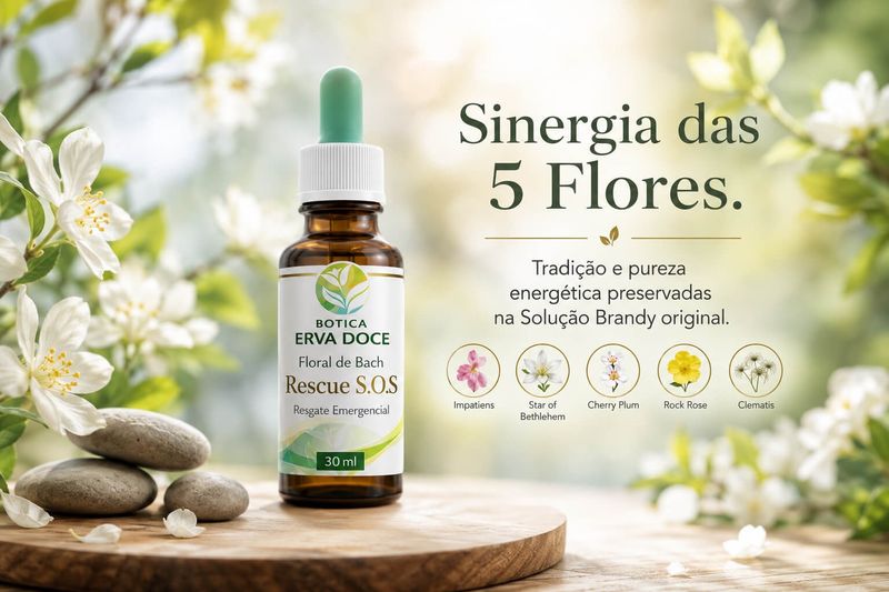 Floral de Bach Rescue S.O.S Calma e Tranquilidade 30ml