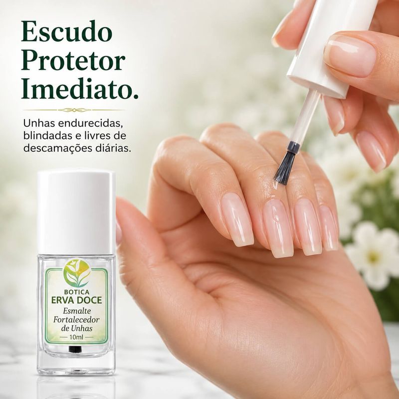 Kit SOS e Força Dupla Biotina e Esmalte Fortalecedor