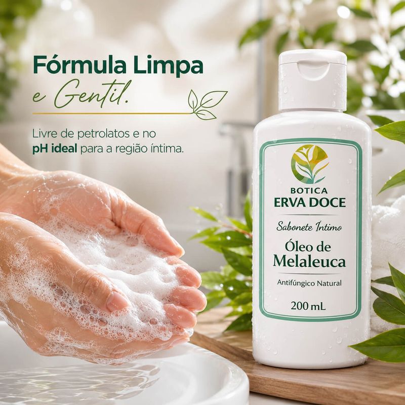 Sabonete Intimo Óleo de Melaleuca 200mL