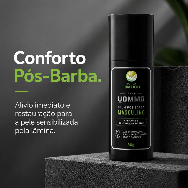 Balm Pós-Barba Masculino 30 gramas – Calmante e Restaurador