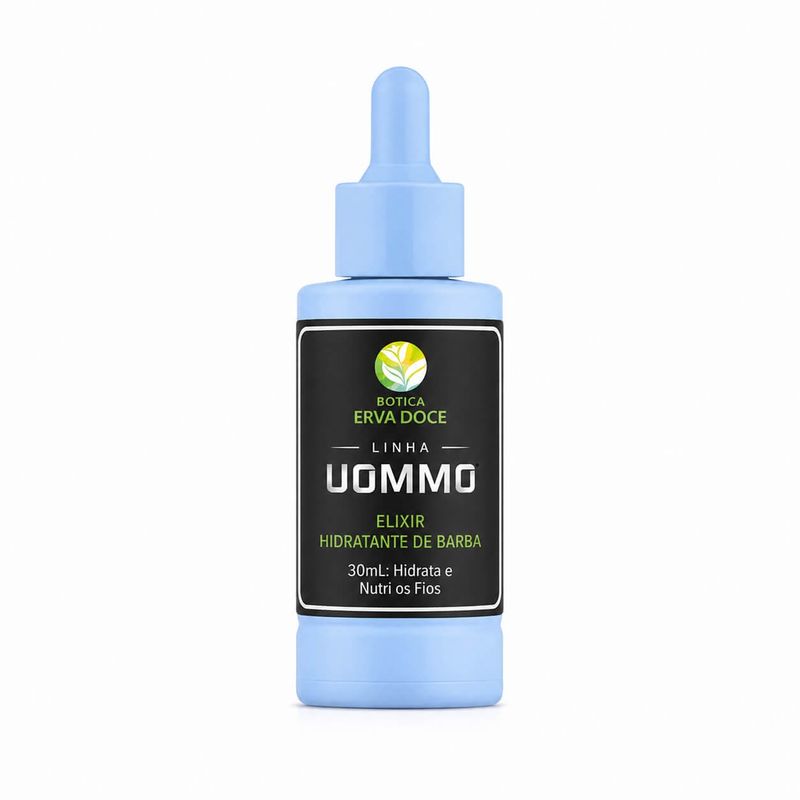Elixir Hidratante de Barba 30mL: Hidrata e Nutri os Fios