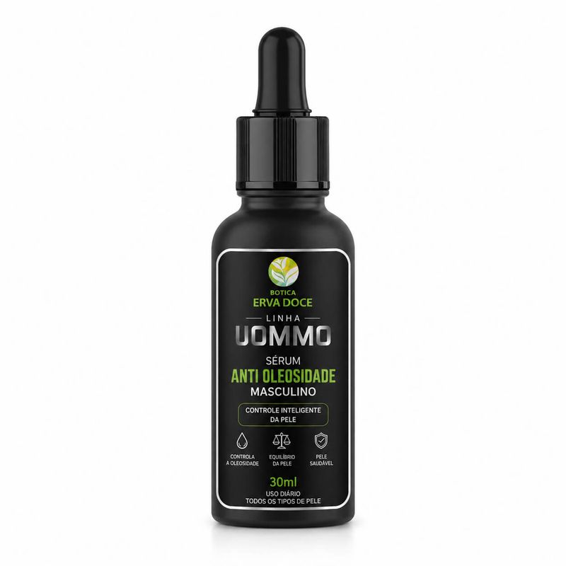 Sérum Antioleosidade Masculino UOMMO – 30ml