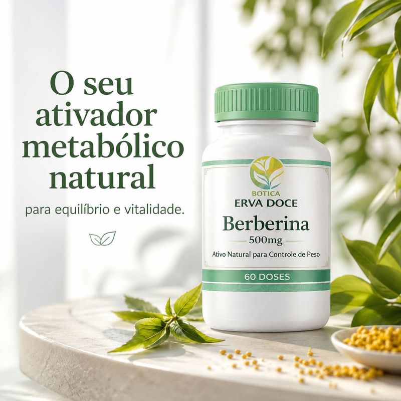 Berberina 500mg 120 cápsulas
