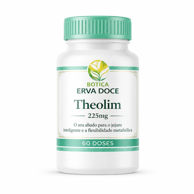Theolim 225mg 60 caps Jejum Inteligente e Suporte Metabólico