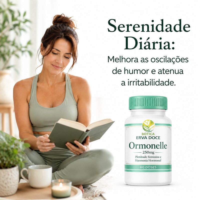Ormonelle 250mg  60 Doses - Plenitude Feminina e Equilíbrio