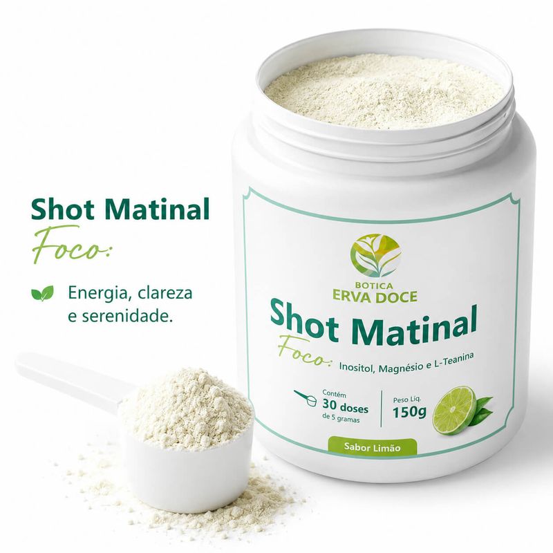 Shot Matinal Foco 150 gr -  Inositol, Magnésio e L-Teanina