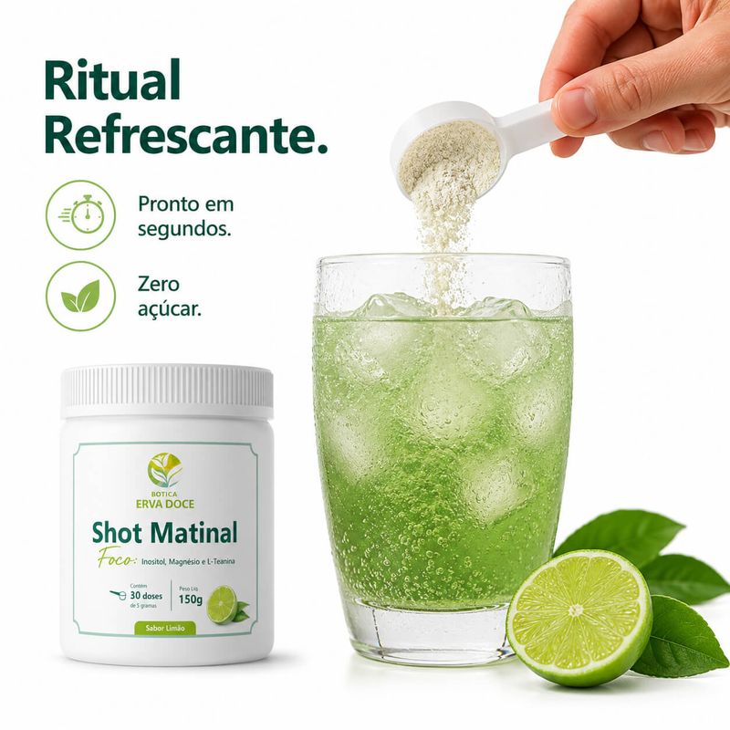 Shot Matinal Foco 150 gr -  Inositol, Magnésio e L-Teanina