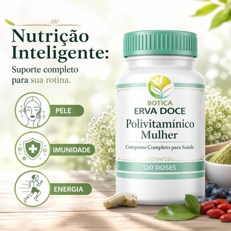Polivitaminico Mulher 60 Doses