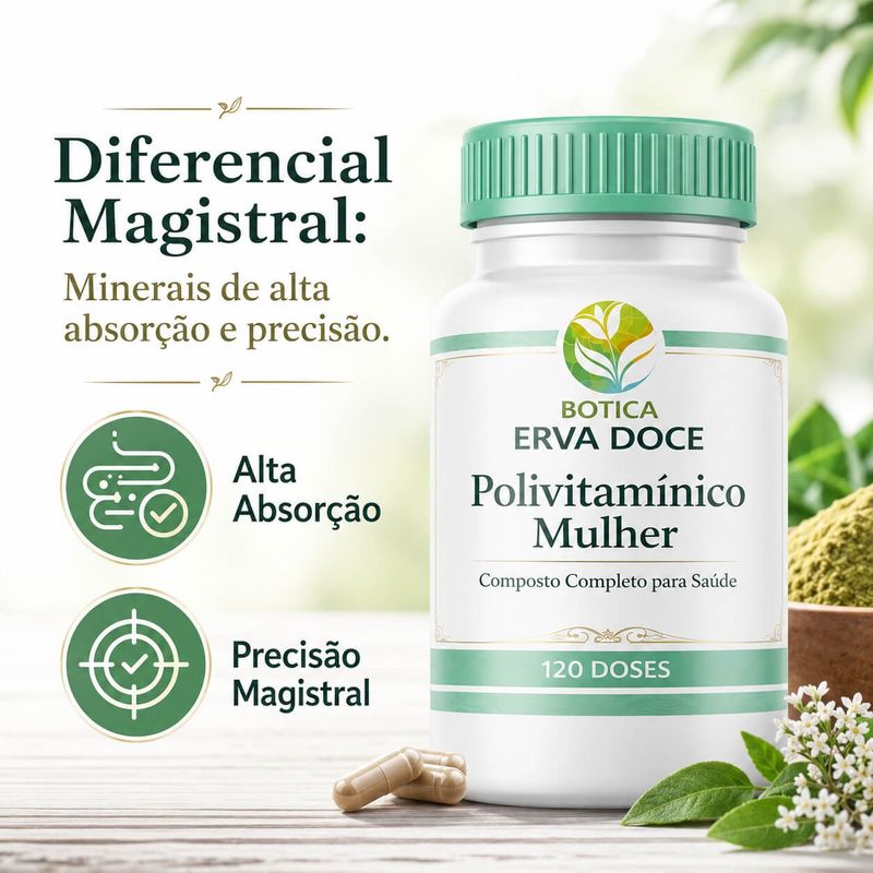 Polivitaminico Mulher 60 Doses