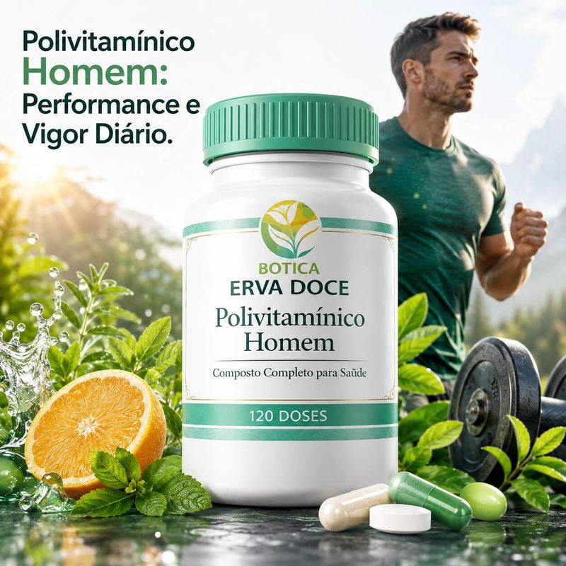 Polivitaminico Homem 60 Doses