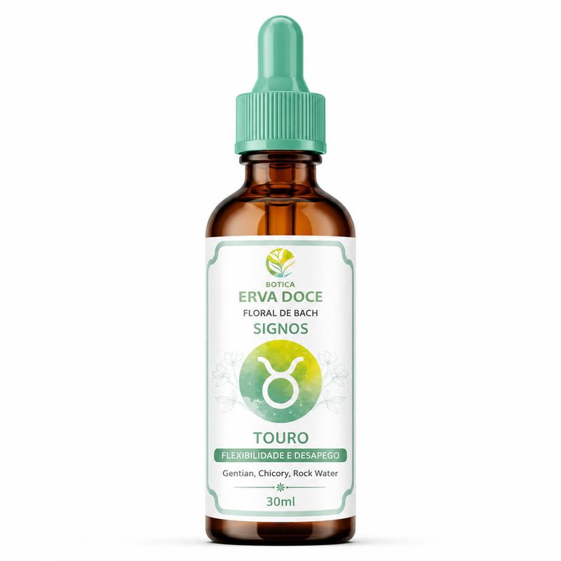 Floral de Bach Signos Touro: Flexibilidade e Desapego 30ml