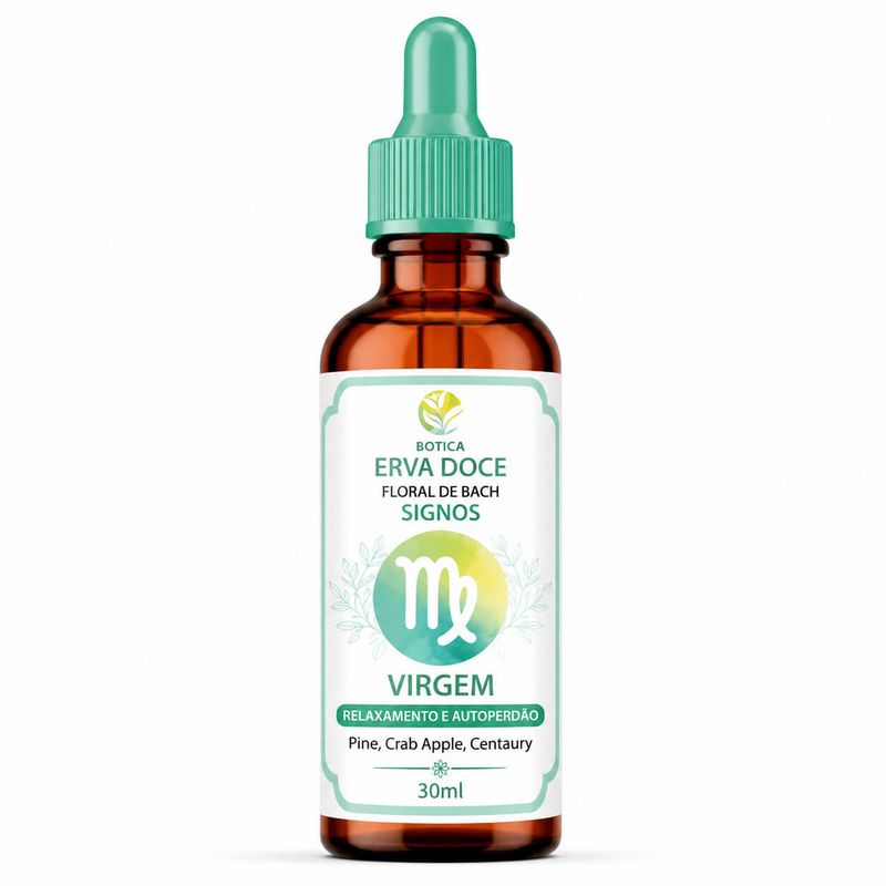 Floral de Bach Signos Virgem- Relaxamento e Autoperdão 30 ml