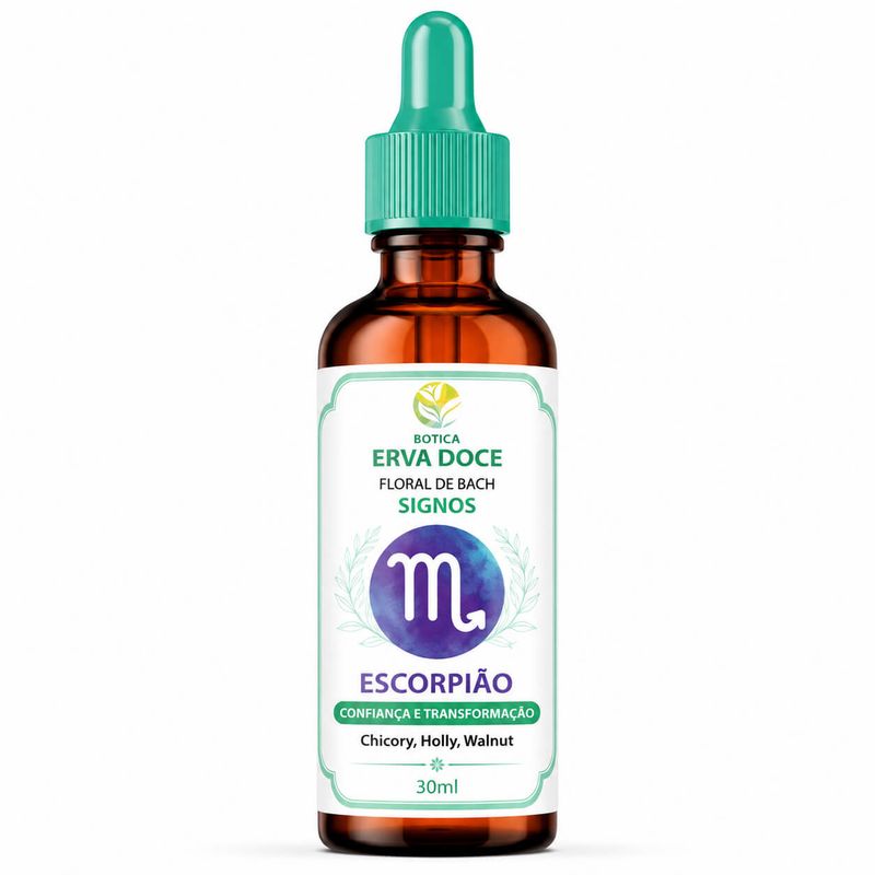 Floral de Bach Signos Escorpião -  Confiança e Transformação 30 ml