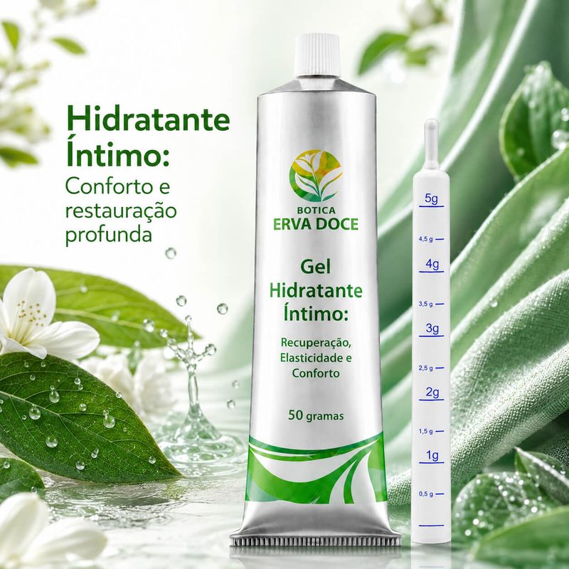 Gel Hidratante Intimo - Recuperação, Elasticidade e Conforto 50 gramas