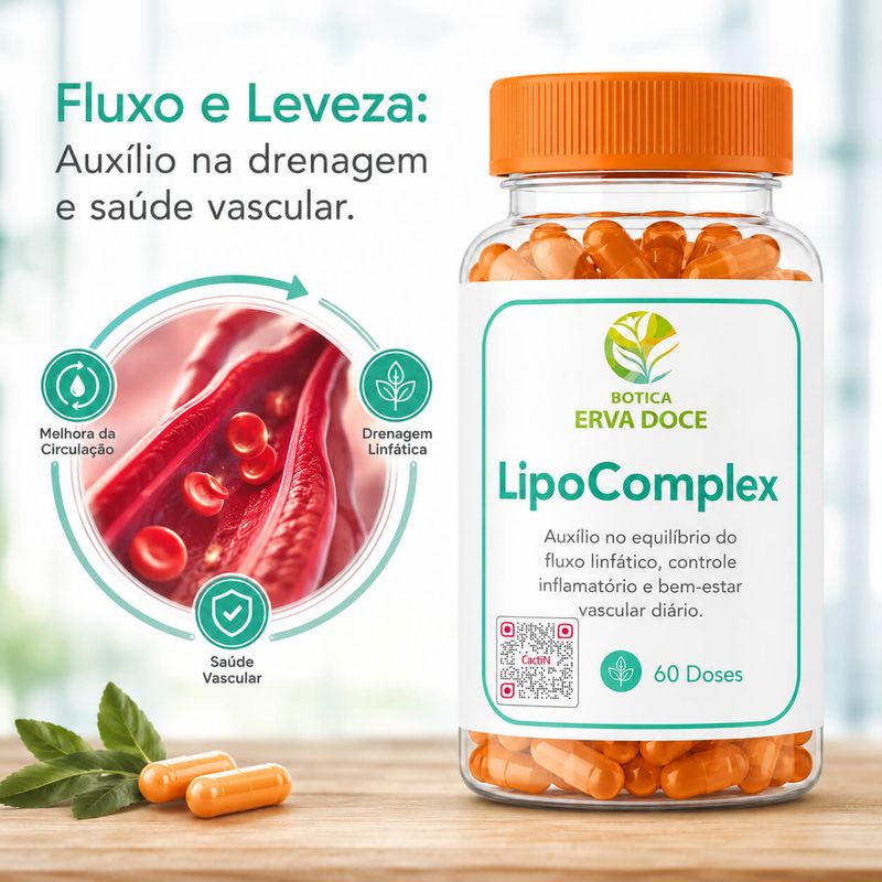 LipoComplex -  Suporte Metabólico e Vascular  60 doses