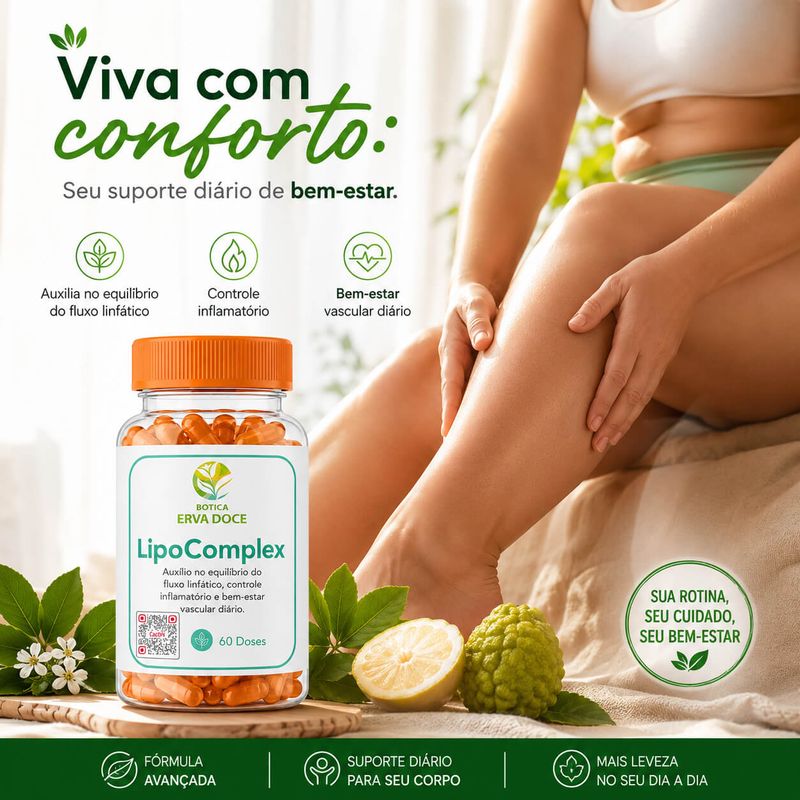 LipoComplex -  Suporte Metabólico e Vascular  60 doses