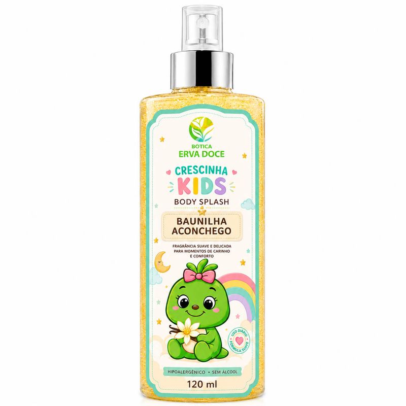 Body Splash Crescinha Kids Baunilha dos Sonhos 120 ml