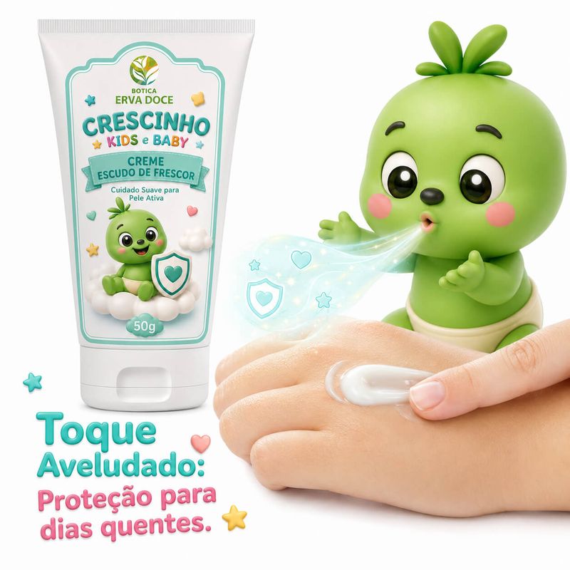 Creme Protetor Crescinho Cuidado Suave para Pele Ativa 50 gr