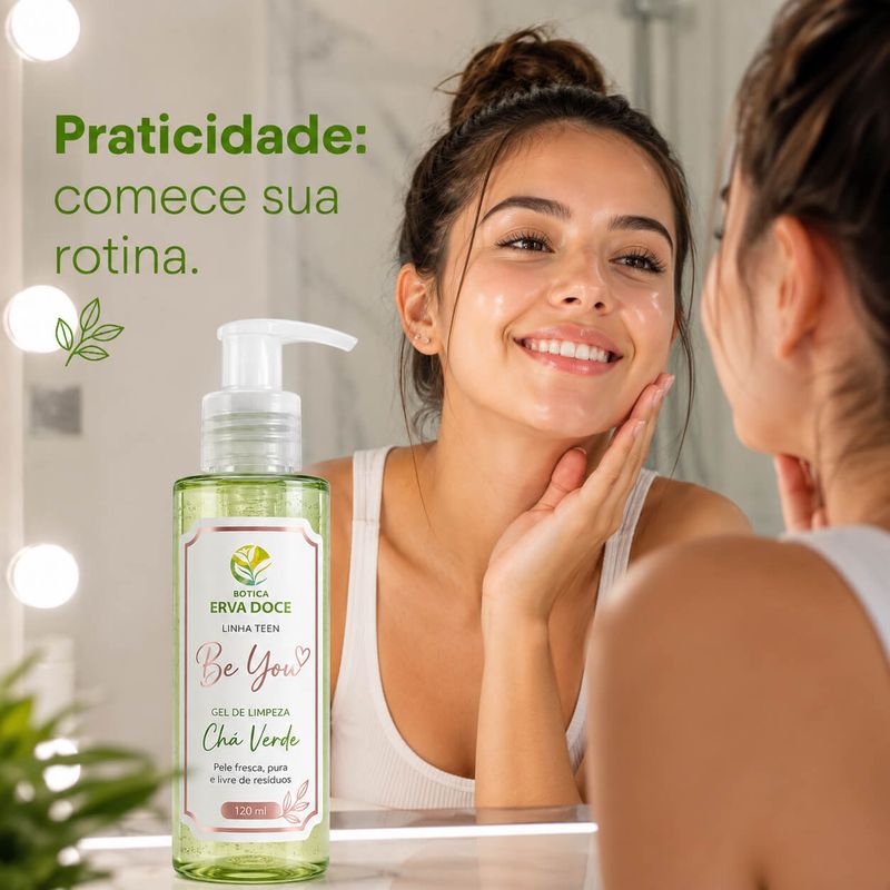 Gel de Limpeza  Teen Be You  - Limpeza e Equilibrio 120ml 