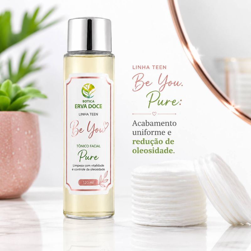 Tônico Facial Pure - Linha Teen Be You 120ml