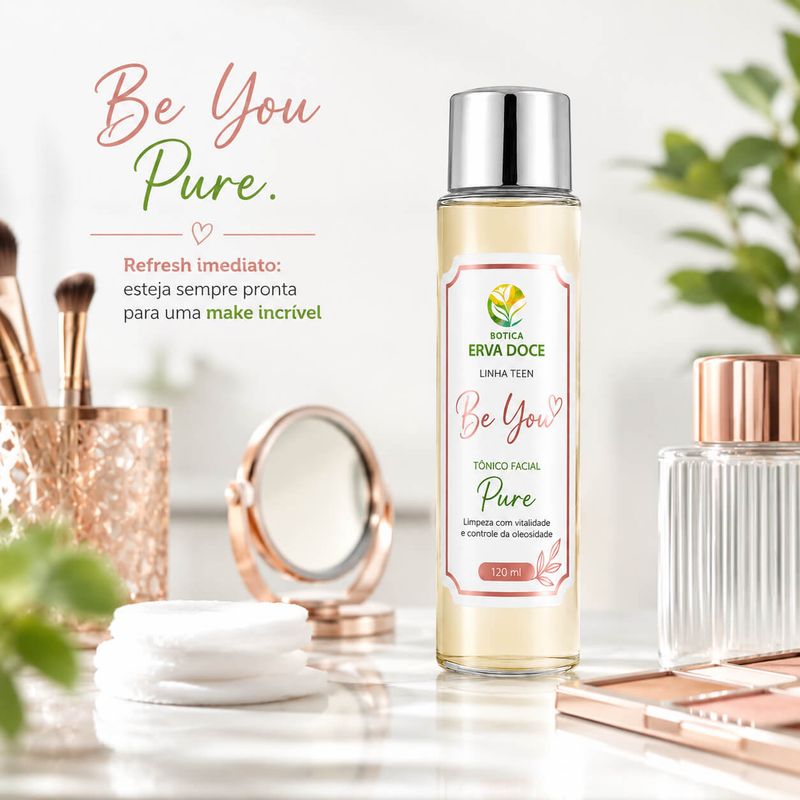 Tônico Facial Pure - Linha Teen Be You 120ml