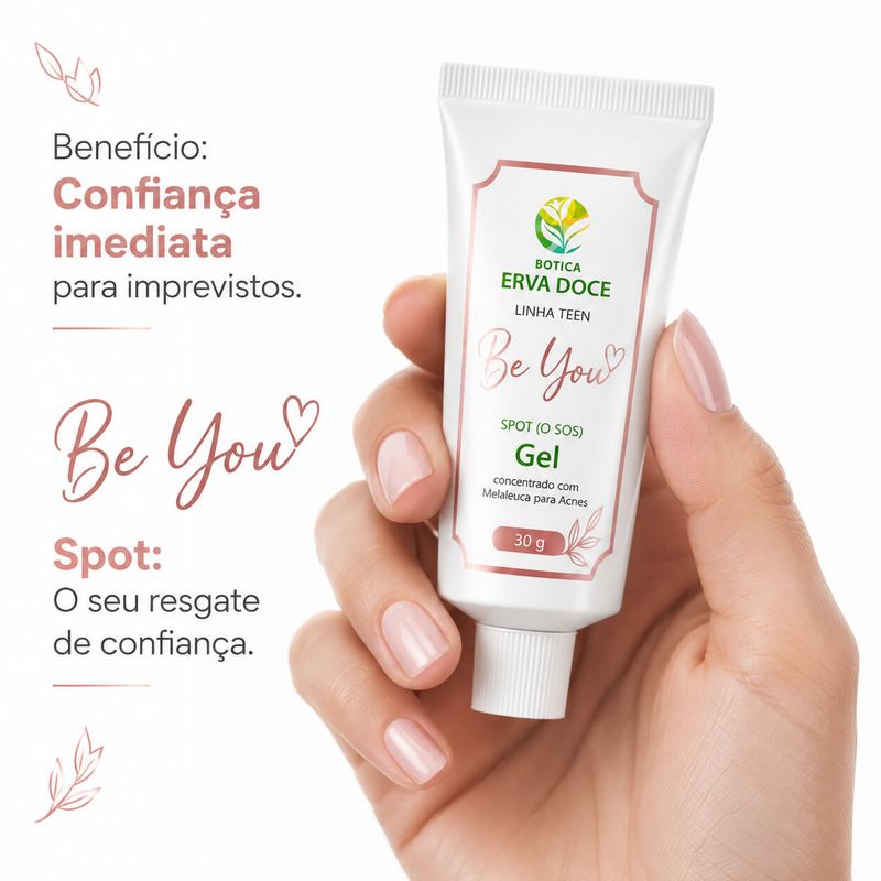 Gel Secativo Spot - Linha Teen Be You 30 gramas