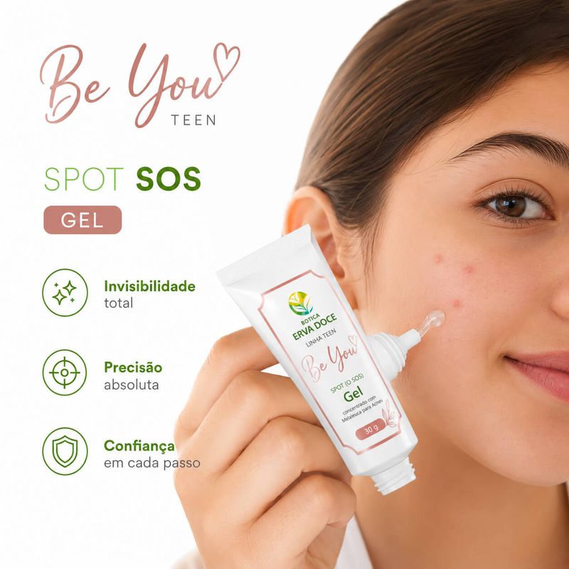 Gel Secativo Spot - Linha Teen Be You 30 gramas