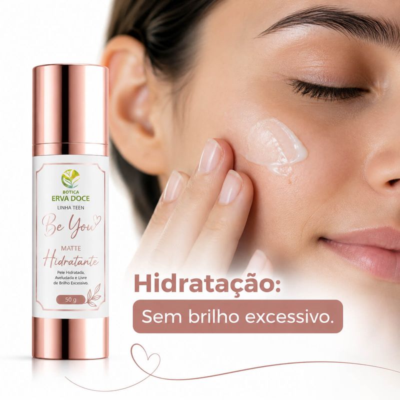 Hidratante Gel Matte - Linha Teen Be You – 50 gramas