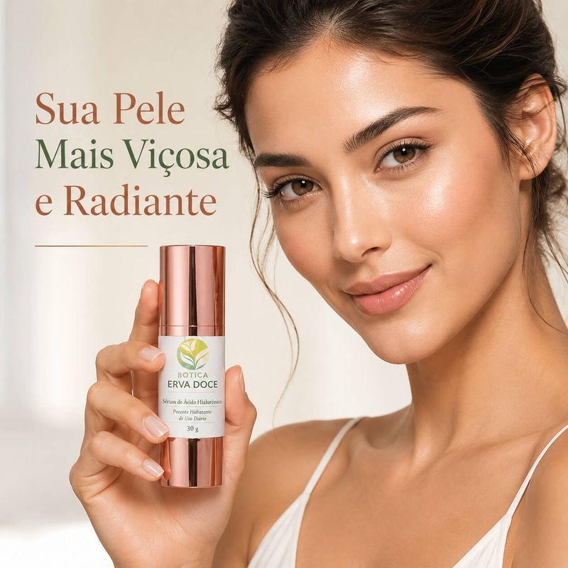 Sérum Ácido Hialurônico 30mL – Pele Jovem e Ultra Hidratação