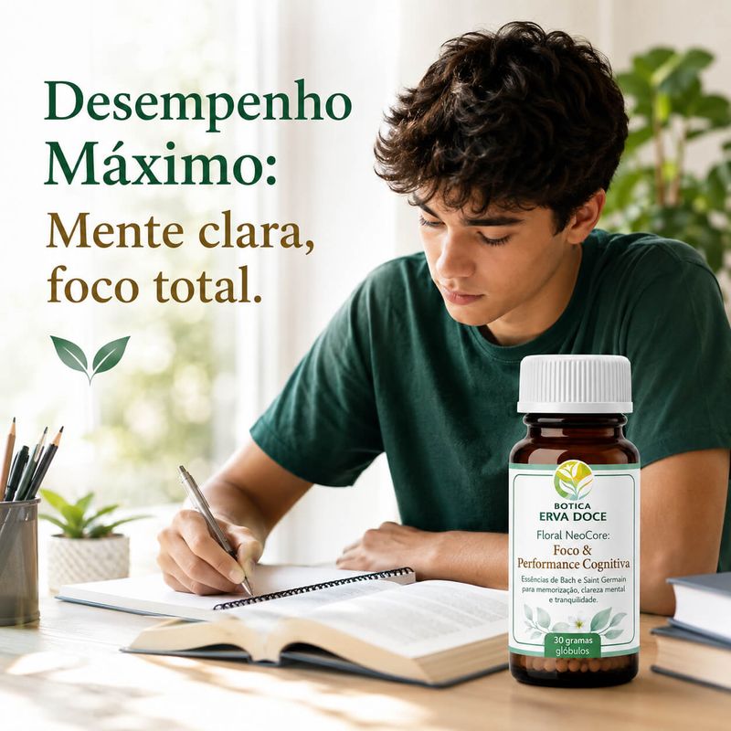 Floral Essencial NeoCore: Foco e  Performance Cognitiva 30 gr