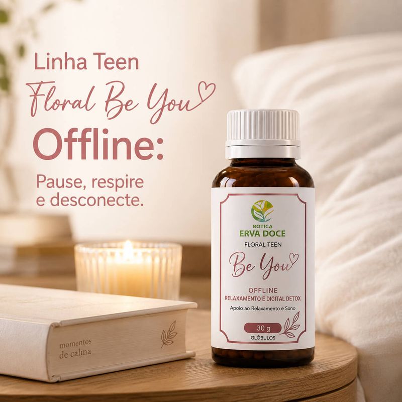 Floral de Bach Linha Teen Be You Offline Relaxamento 30 gr