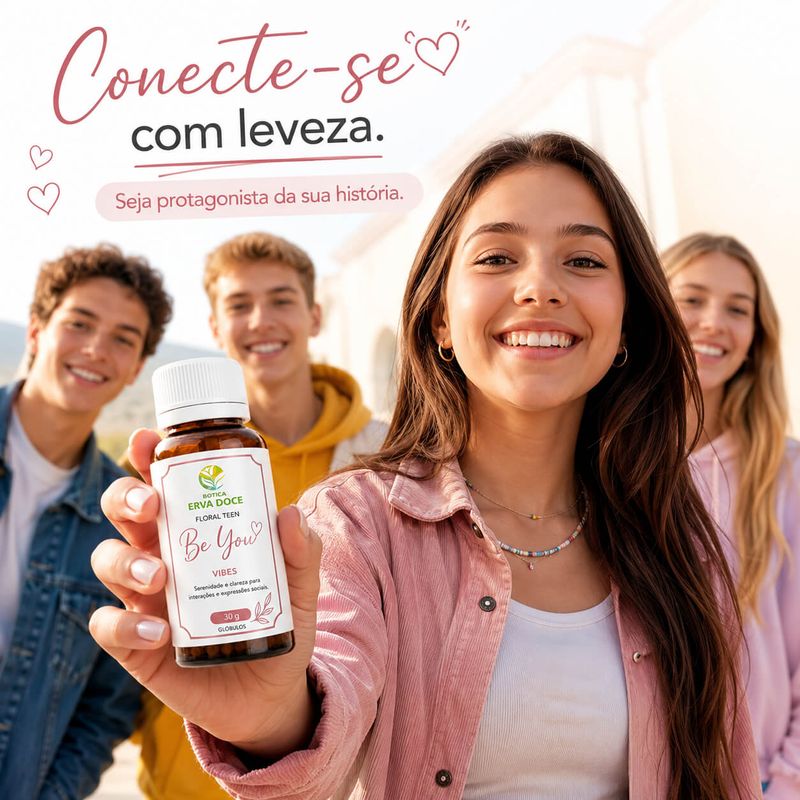 Floral de Bach Linha Teen Be You Vibes -  Confiança Social 30 gr
