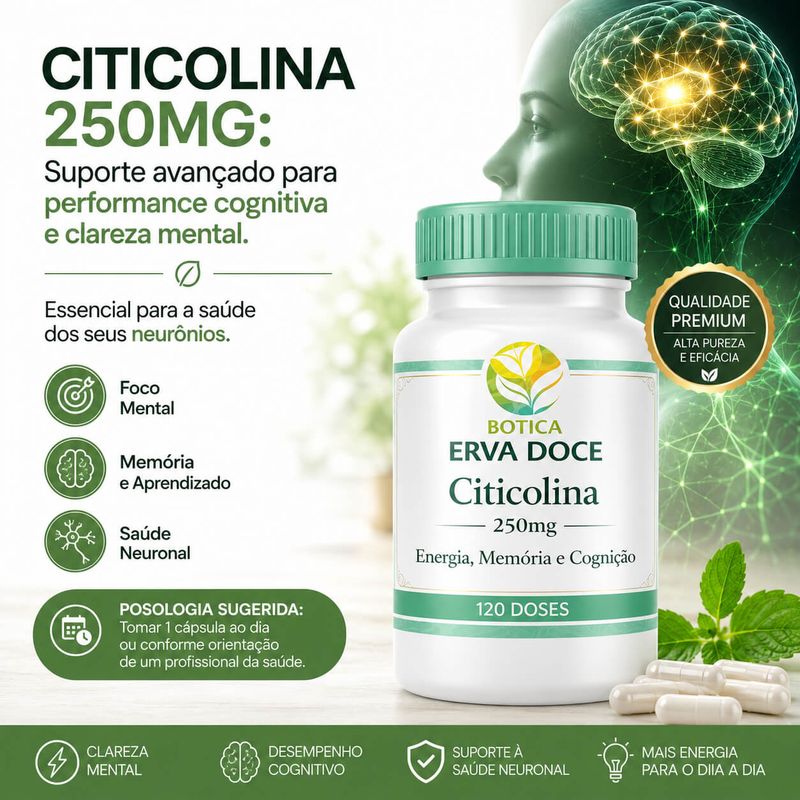 Kit Performance -  Magnésio, CoQ10 e Citicolina 60 Dias