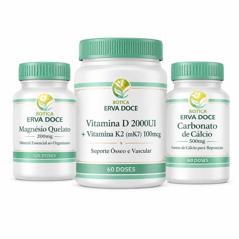Kit Saúde Óssea e Muscular: Protocolo de 60 Dias