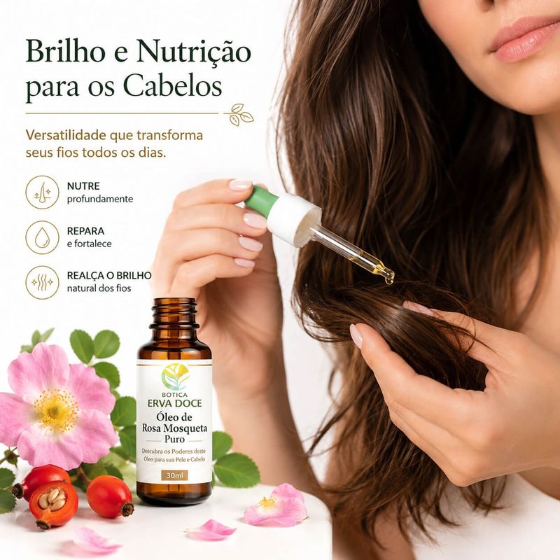 Oleo de Rosa Mosqueta Puro 30ml