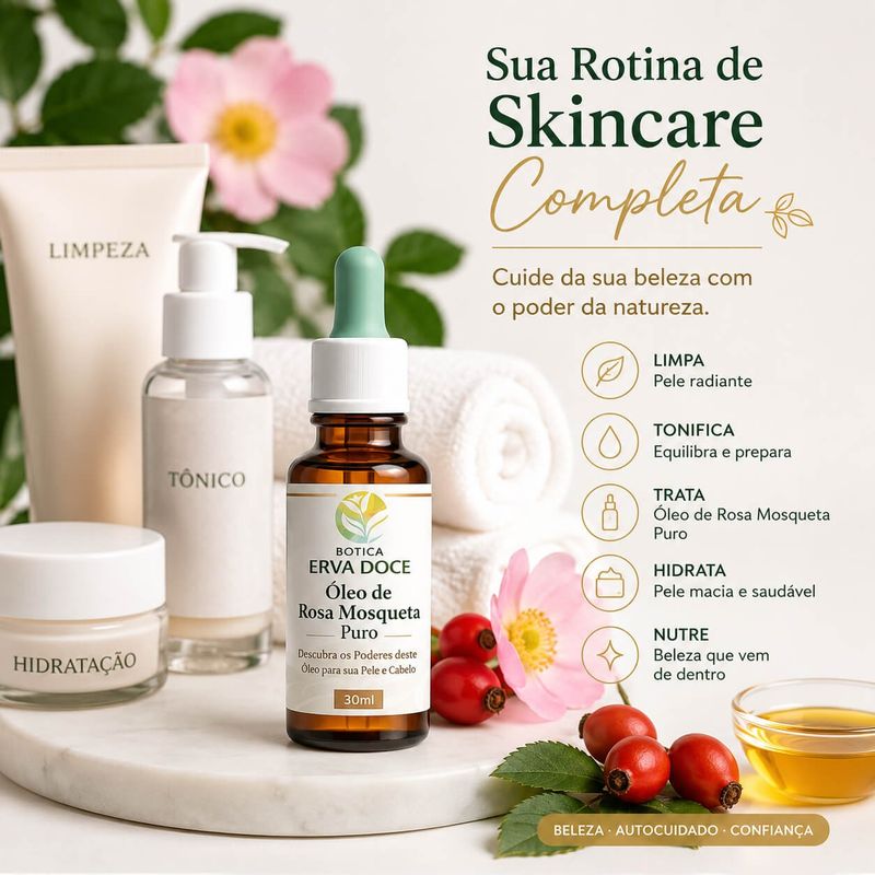Oleo de Rosa Mosqueta Puro 30ml