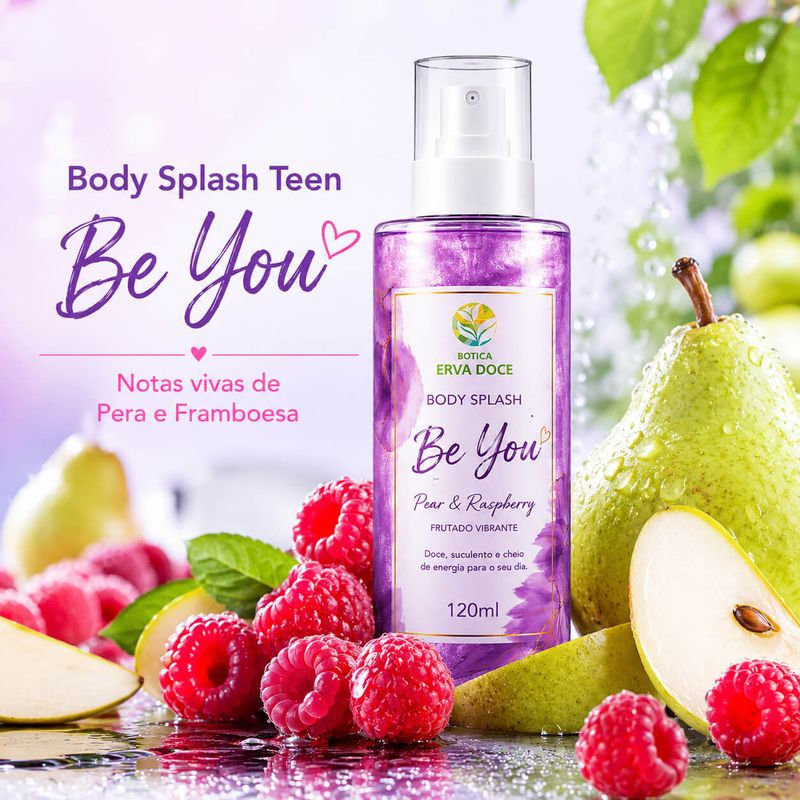  Body Splash Teen Be You Pera e Framboesa 120ml 