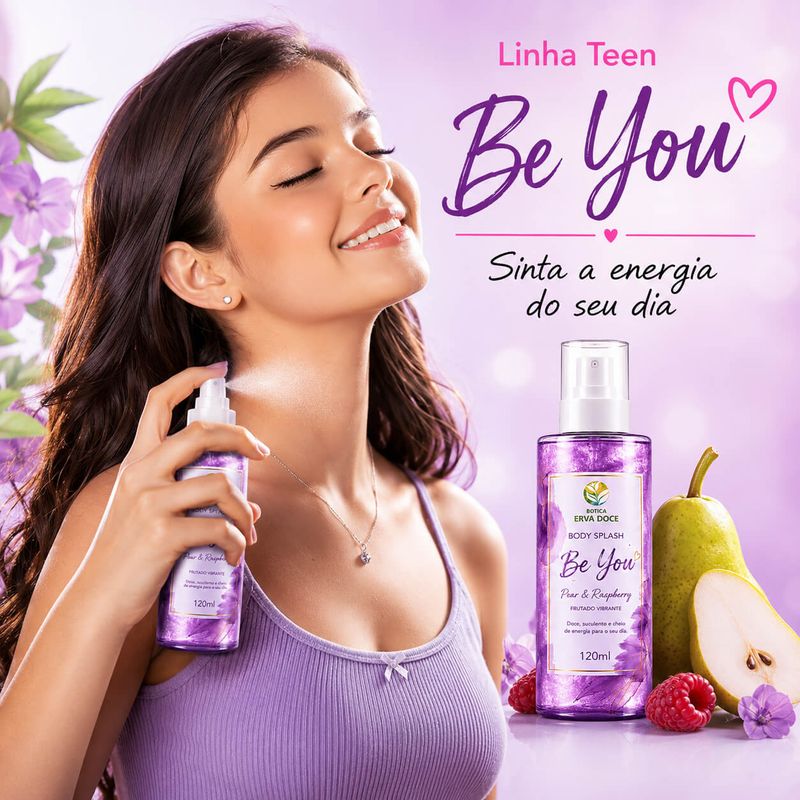  Body Splash Teen Be You Pera e Framboesa 120ml 