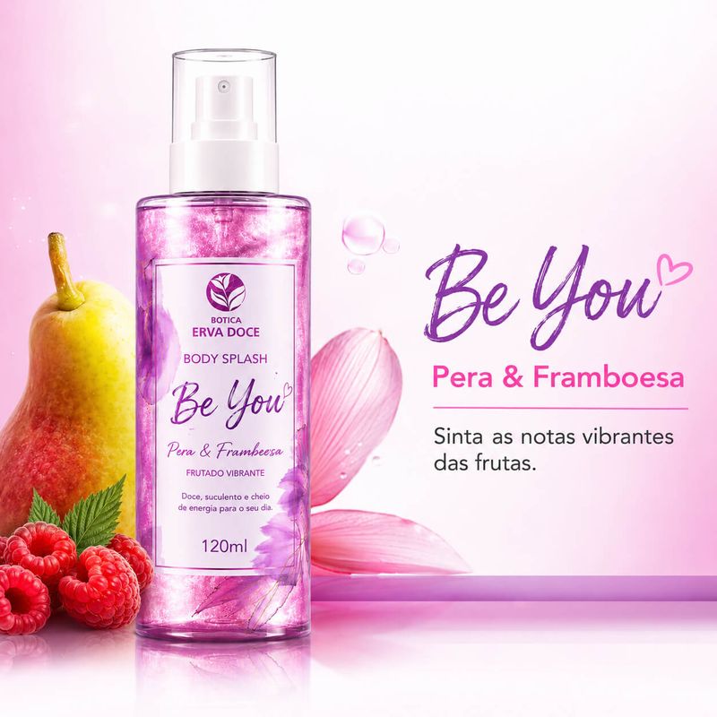  Body Splash Teen Be You Pera e Framboesa 120ml 
